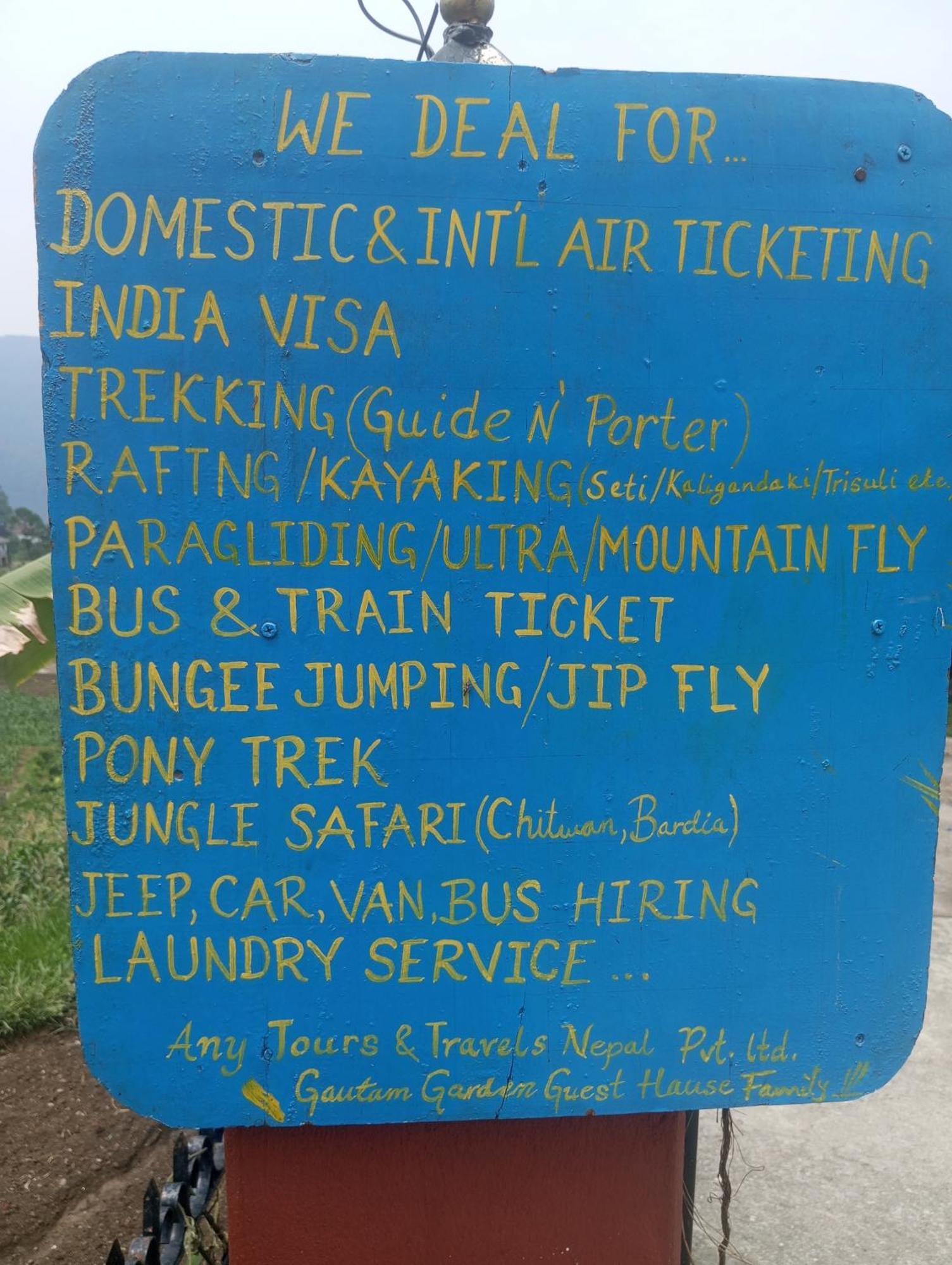 Gautam Garden Guest House Pokhara Exteriör bild
