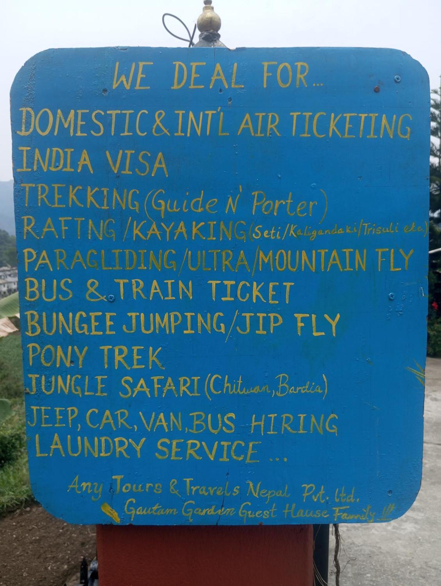 Gautam Garden Guest House Pokhara Exteriör bild